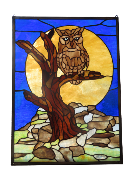 owl window panel